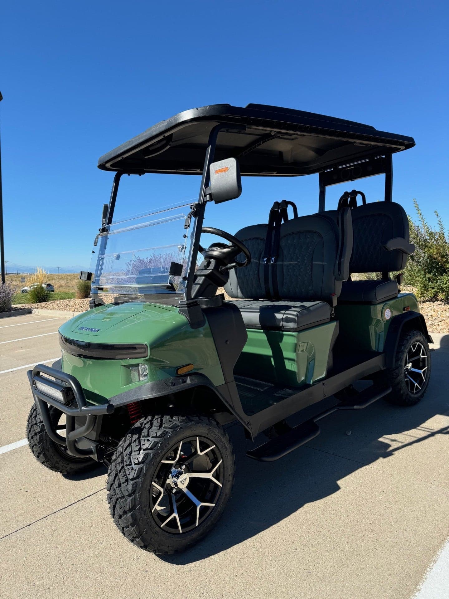 Denago Rover XL 4 Passenger Lifted Lithium Golf Cart thumbnail 2