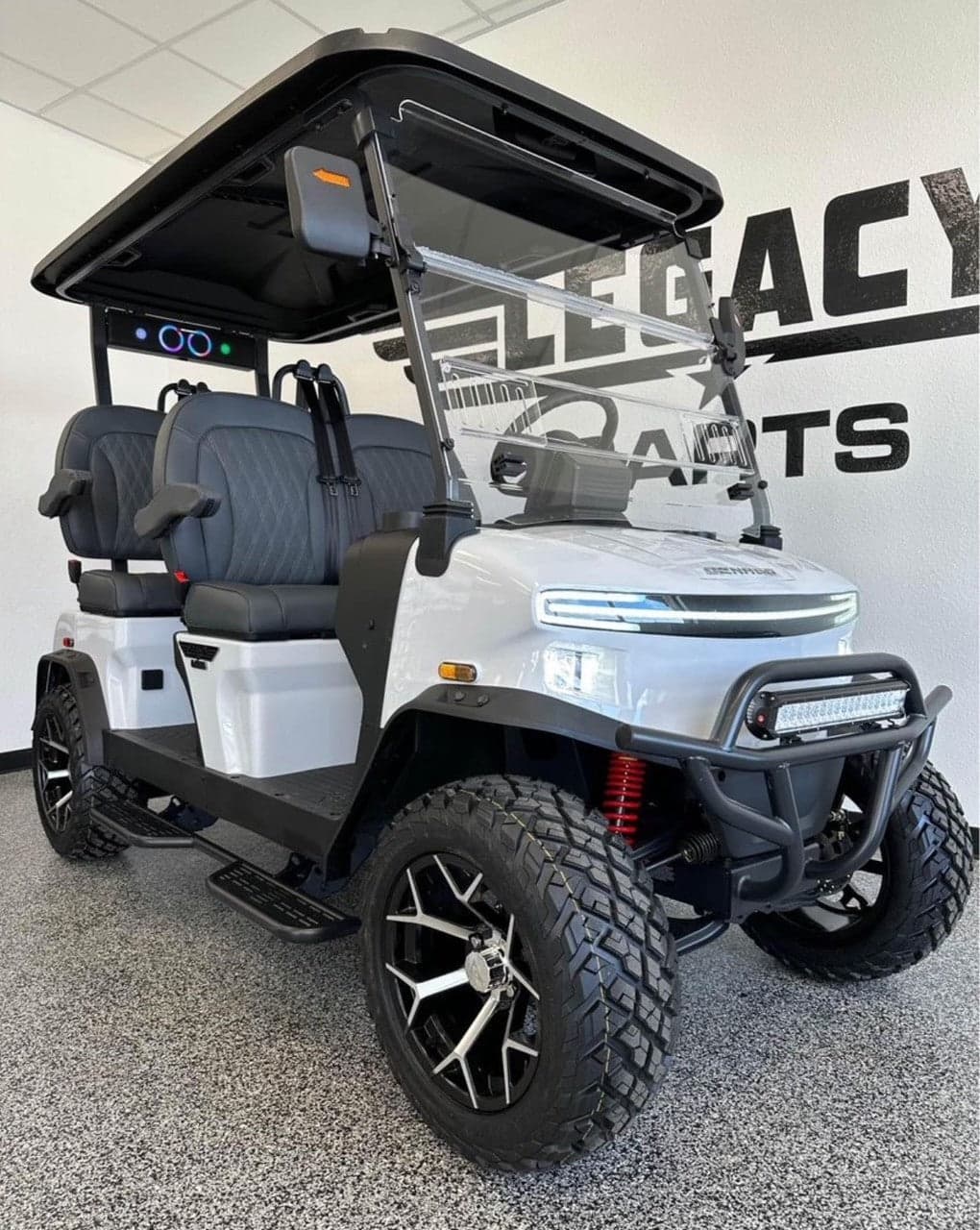 Denago Rover XL 4 Passenger Lifted Lithium Golf Cart thumbnail 5
